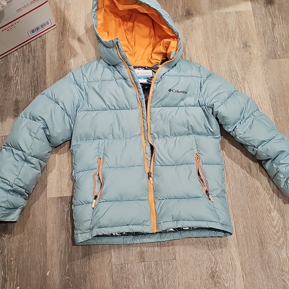 Kids Columbia Puffer Coat Pike Lake II Winter Omni Heat Hooded